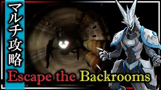 【Escape the Backrooms | Day07】マルチでアプデ後のステージまで全攻略！無機質なお部屋が異様に恐ろしい…！叫ばずにはいられない機竜のバックルームズ実況【#Vtuber 】
