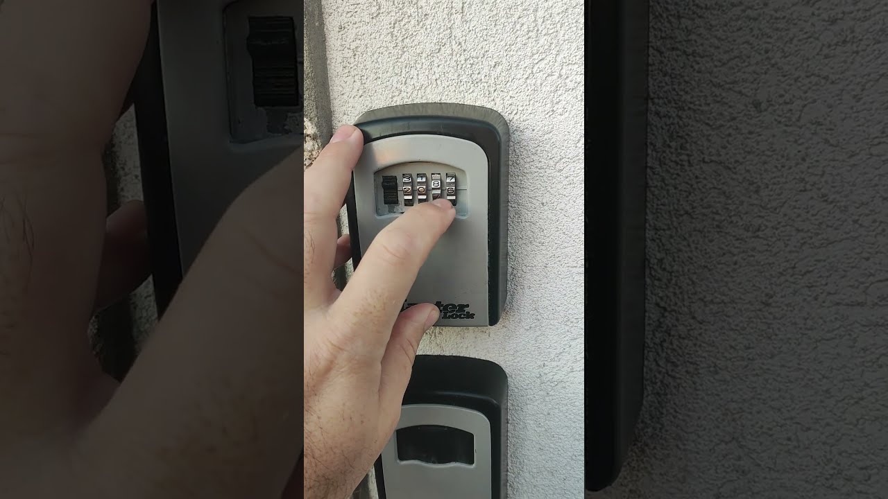 Master Lock Key Box Opening