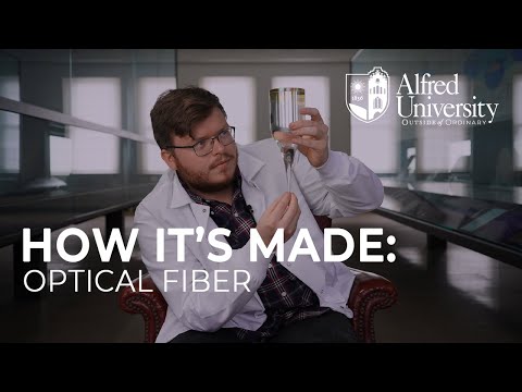 How It's Made: Optical Fiber | Alfred University