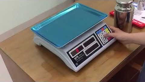 Hướng dẫn hiệu chuẩn cân UPA-Q