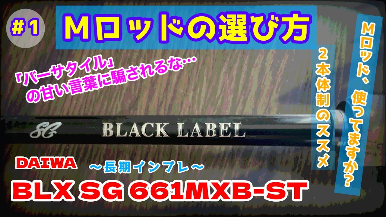 ロッドインプレ】Mロッドこそ吟味せよ‼︎後編/ライトニング610/6101ML