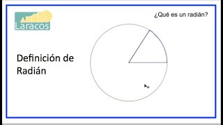 Formular Anécdota Ejercicio mañanero Definicion de radian - YouTube