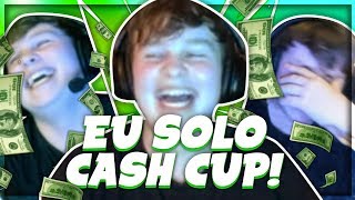 FRAGGING OUT IN THE EU SOLO CASH CUP (Fortnite Tournament Highlights)