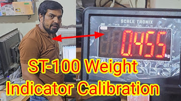 ST-100 Weight Indicator Calibration Step by Step | Easy Calibration Guide