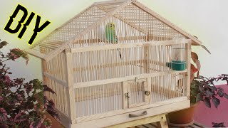 DIY HOMEMADE WOODEN BIRD CAGE/BIRD CAGE BUILDING by Mc Stor 6,024 views 3 months ago 11 minutes, 45 seconds