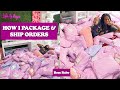 HOW I PACKAGE &amp; SHIP OVER 500 ORDERS!!! | BOSS BABE SERIES EP.1