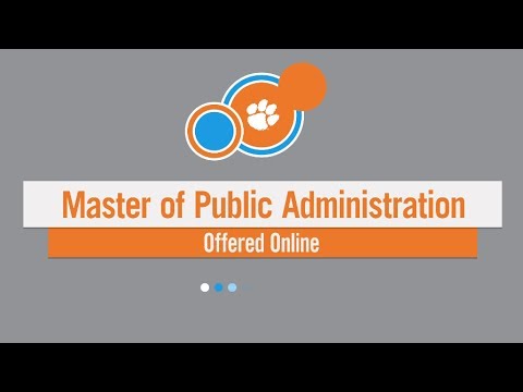 Clemson Master Of Public Administration Online Degree