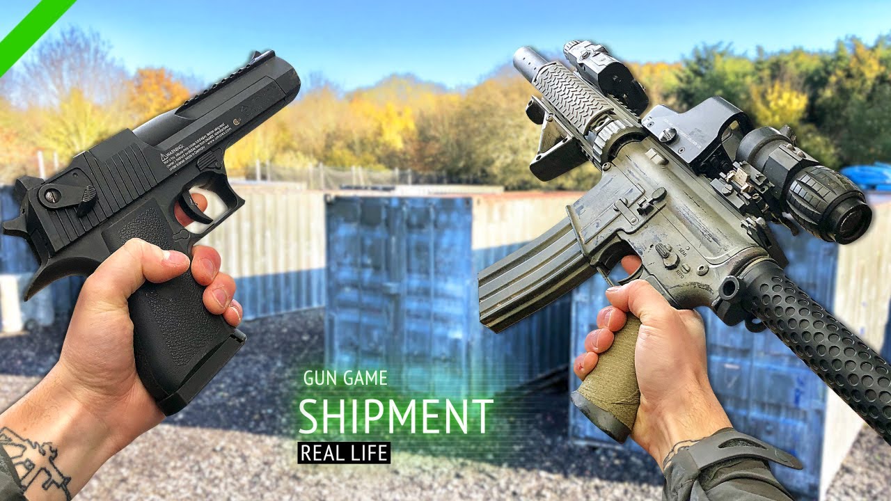 Airsoft War: Gun Game 3.0 SHIPMENT Call Of Duty (FPS) In Real Life TrueMOBS...