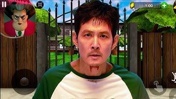 Scary Teacher 3D - Squid Game 3 456 Seong Gi-hun New Update Special Chapter Part 8 Gameplay