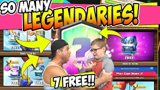 GET FREE LEGENDARY CARDS! From SUPERCELL!? THANK YOU!