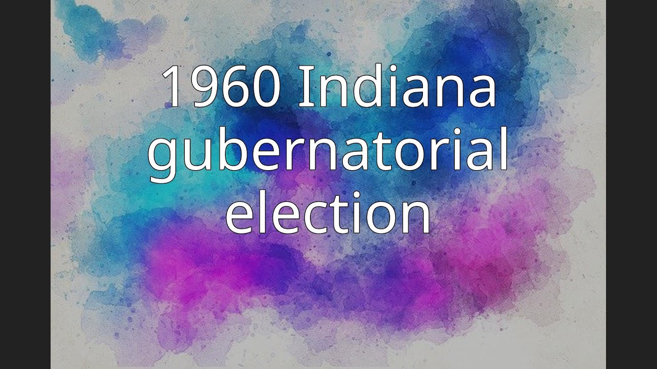 1960 Indiana gubernatorial election