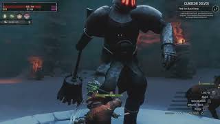 Conan Exiles - The Champion of the Warmaker Boss Fight (Warmaker's Sanctuary Dungeon) | Co-op