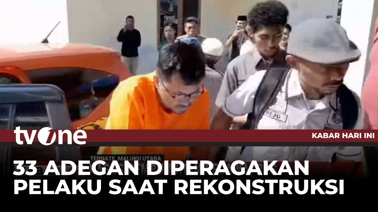 Rekonstruksi Kasus Pembunuhan Pegawai BPS di Ternate | Kabar Hari Ini tvOne
