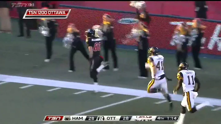 November 22, 2015 - Henry Burris game winning touc...