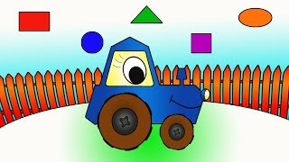 Neşeli Şekiller - Eğitici Çizgi Film - Traktör