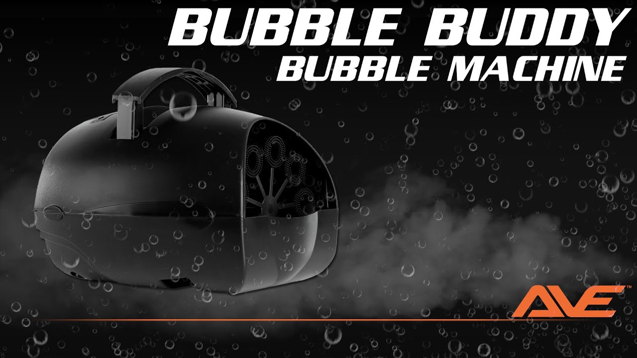 AVE BUBBLE BUDDY Compact Bubble Machine - YouTube