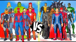 MARVEL AVENGERS COMICS FIGHT WITH DC JUSTICE LEAGUE COMICS - GTA 5