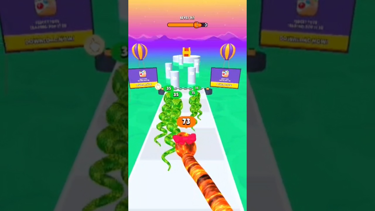 snake run race all Levels gameplay 