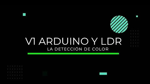 V1 Arduino y LDR Detección del Color