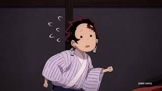 Demon Slayer - Zenitsu Chasing Tanjiro And Nezuko Eng Dub