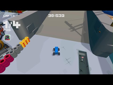 Reckless Auto Racing Circuit 1 Played With A Bleu Car