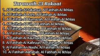 FULL BACAAN SURAT SHOLAT TARAWIH 23 ROKAAT