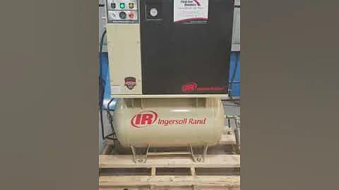 Used 15 HP Ingersoll Rand Rotary Screw Air Compressor 480 Volt