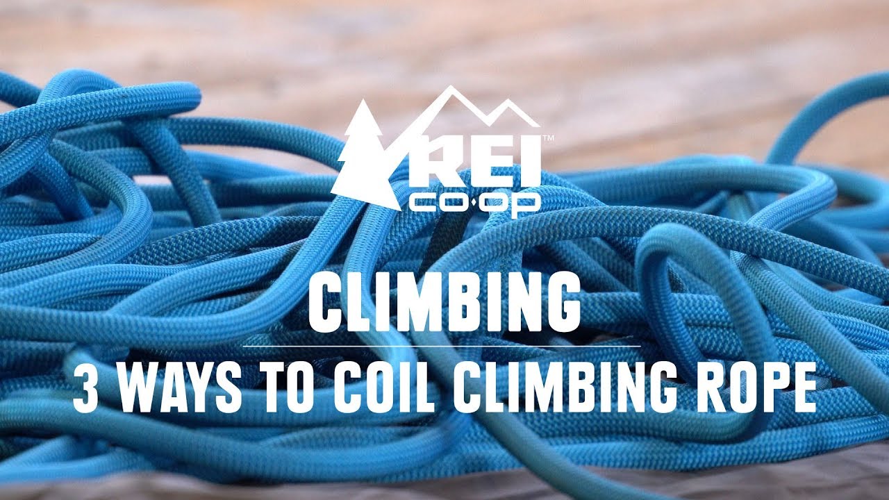 ⁣How to Coil a Climbing Rope || REI