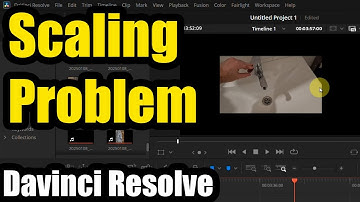 Why Scaling zooms in too much? (Davinci Resolve, Mismatched Resolution)