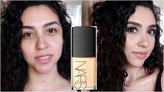 Review & Swatches: NARS Sheer Glow Foundation | Application Demo