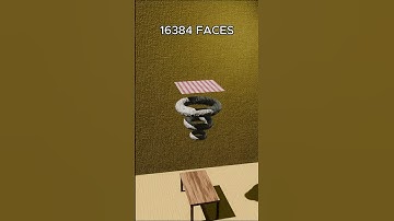 Cloth Simulation vs 3 Rock 4K to 64K Faces #blender3d #blenderanimation #3d #animation #satisfying