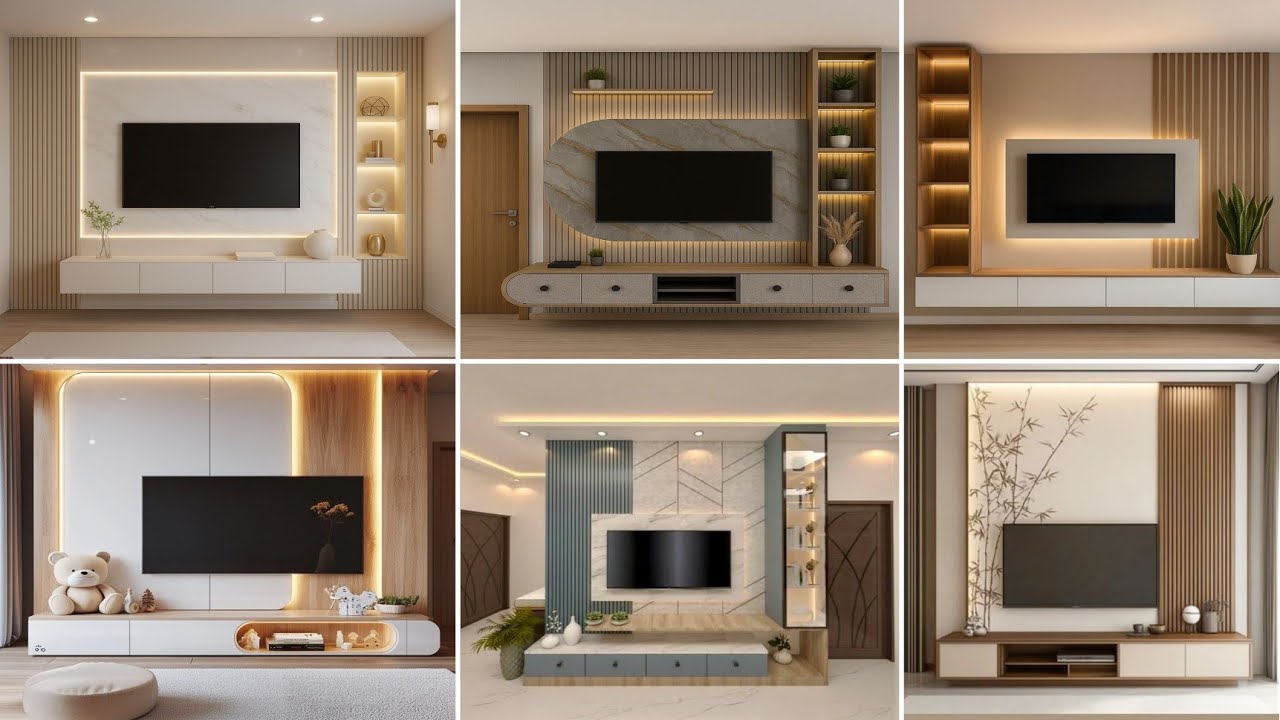 Luxury tv unite design ideas #tvunit - YouTube