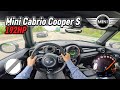 2017 Mini Cabrio Cooper S (F57) 2.0 Turbo (192hp) - POV Test drive On the German Autobahn