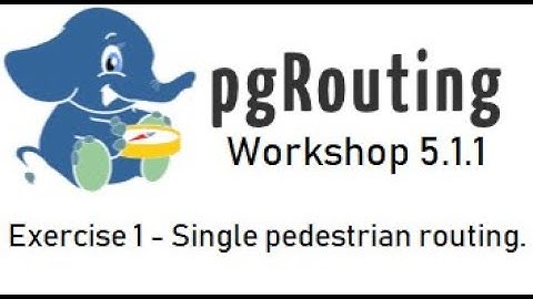 pgRouting: Video of Workshop section 5.1.1
