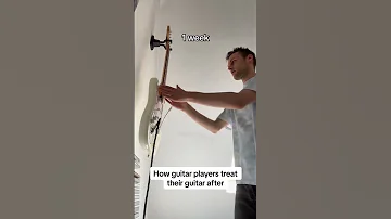 How guitar players treat their instrument