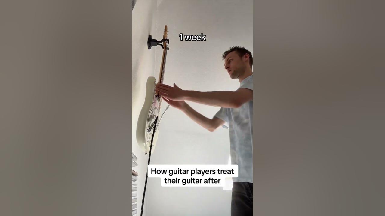 How guitar players treat their instrument