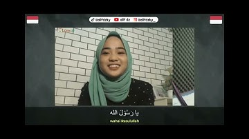 Alif dz duet sholawat mughrom with Tiara nofalia