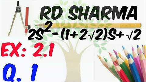 Polynomials Ex 2.1, Q - 1, Maths CBSE Class 10th R D Sharma.