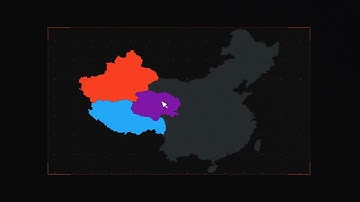 China Map and HUD Elements for After Effects 2022 ( After Effects Templates ) ★ AE Templates