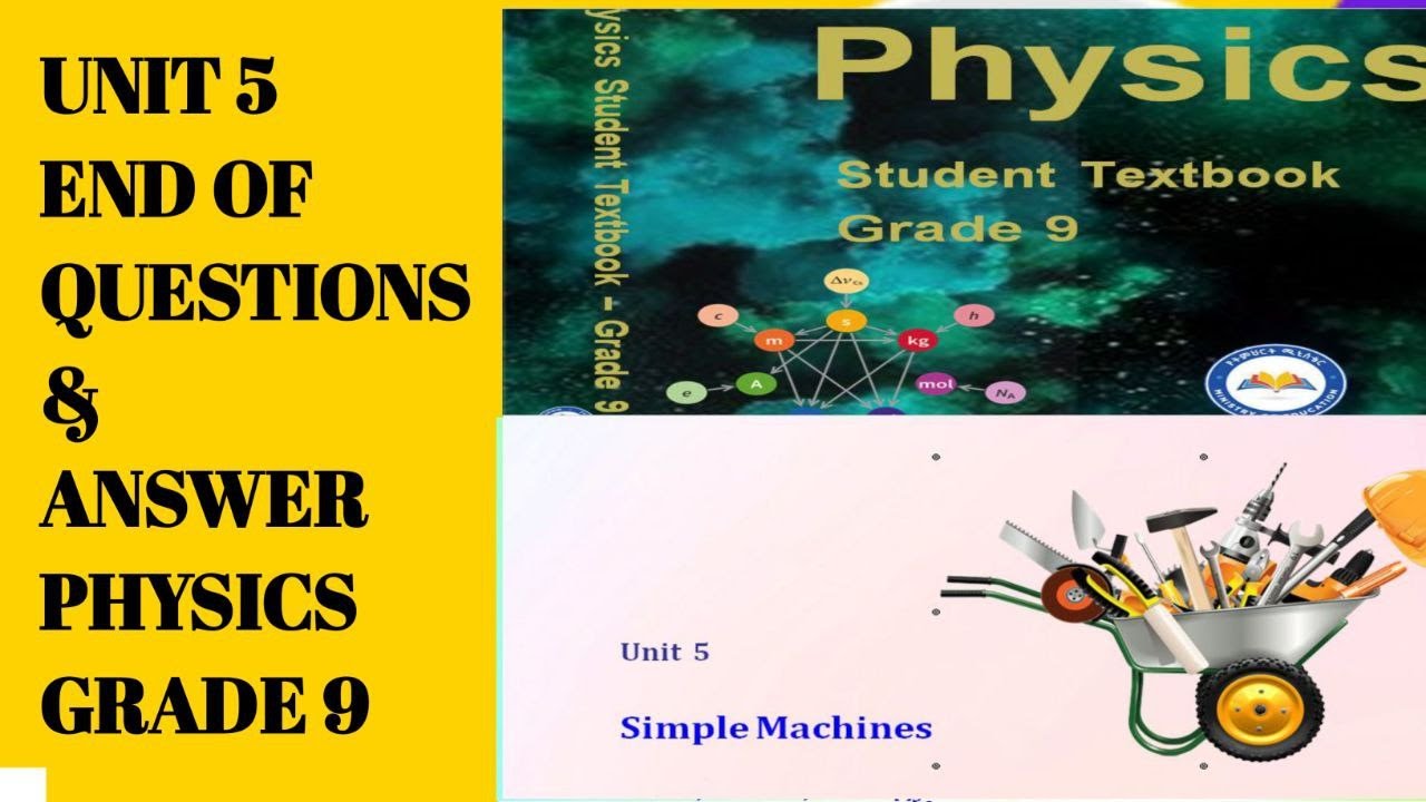 Grade 9 physics unit 5 review questions and answer - YouTube