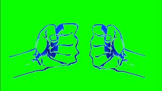 ✔️GREEN SCREEN EFFECTS:  fists - claps intro