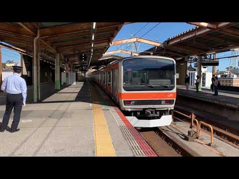 JR武蔵野線E231-0番台ケヨMU16編成西船橋駅10番線発車。