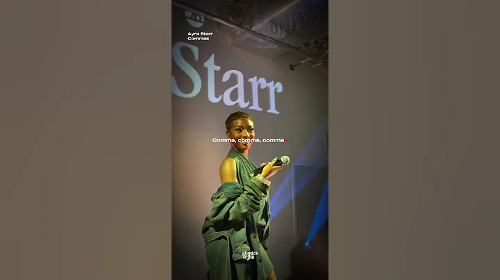 Ayra Starr - Commas (Lyrics)