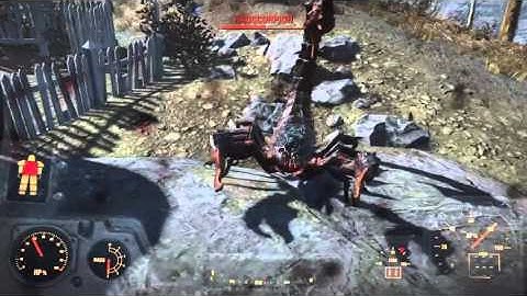 Legendary Sentry-Bot Destroyed! Fallout 4