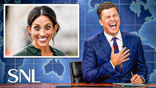 Meghan Markle in Tränen, nachdem Colin Jost sie bei SNL Live auf urkomische Weise veralbert hat!