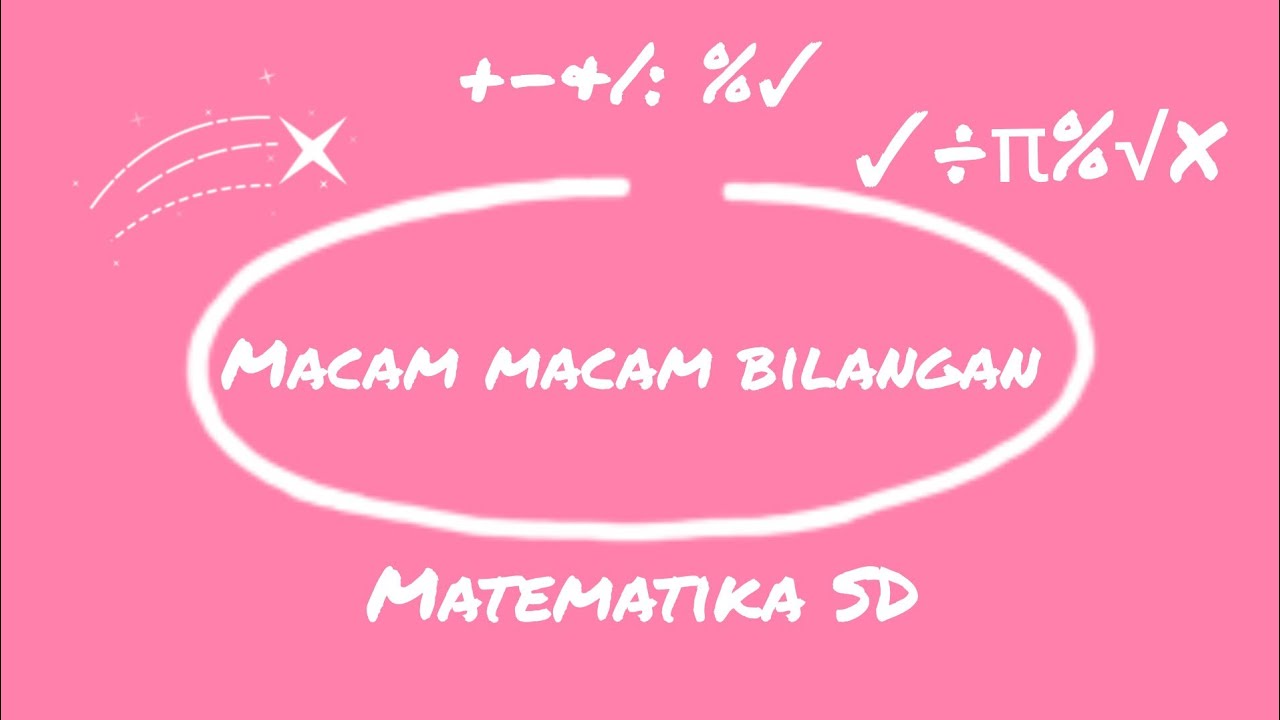 MACAM-MACAM BILANGAN Matematika SD