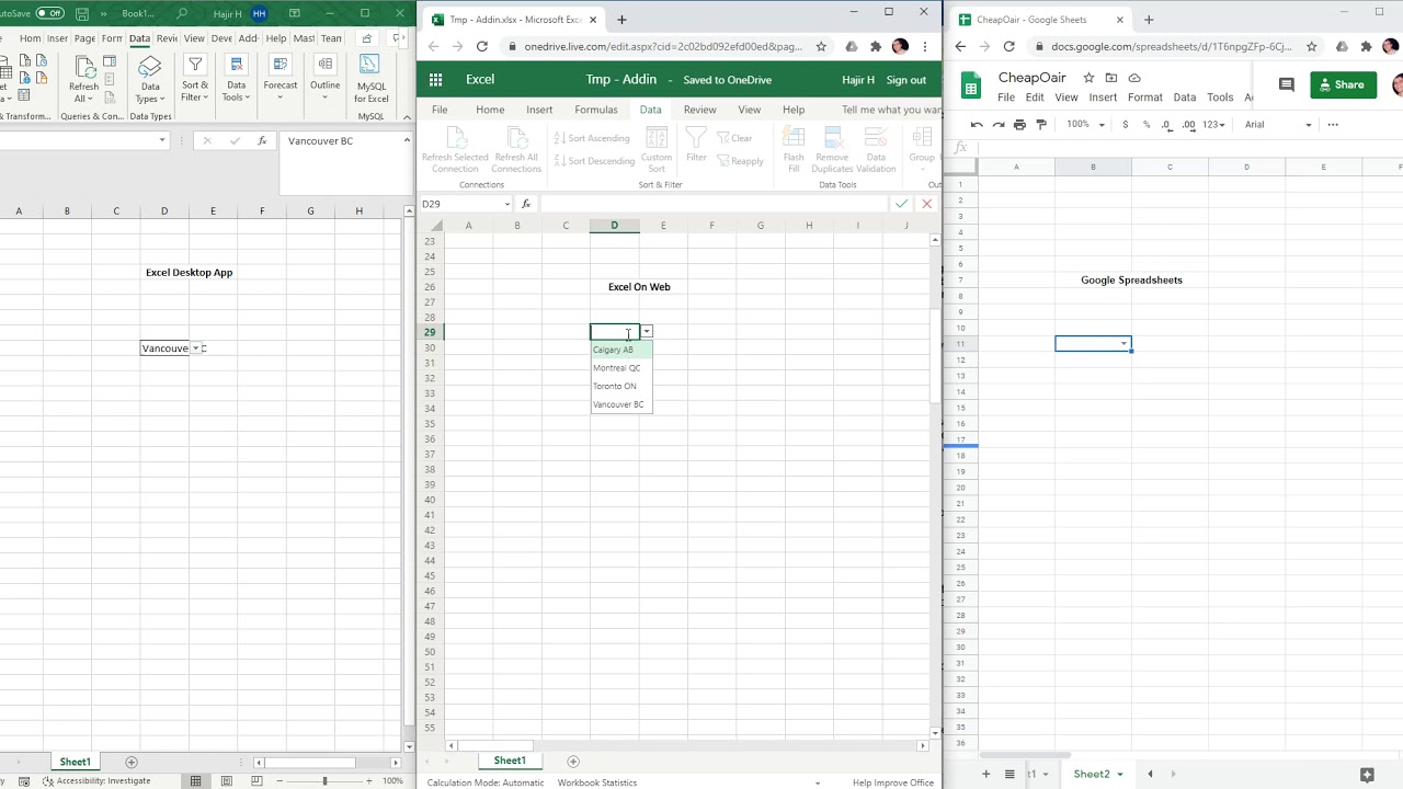 excel windows vs mac