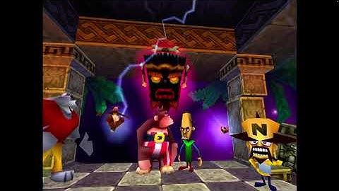 Crash Bandicoot Carnival - Japanese Crash Bash - Crash Adventure - Warp Room 1