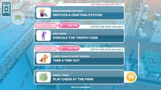 The Sims Freeplay - Play Chess at the Park - Weekly Task screenshot 1