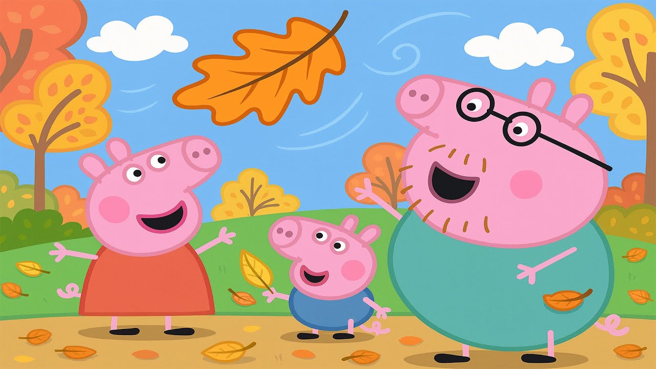 Peppa Pig and the Magic Autumn Leaf 🍂🐷 | A Sweet Family Day | Peppa Pig Funny Animation
